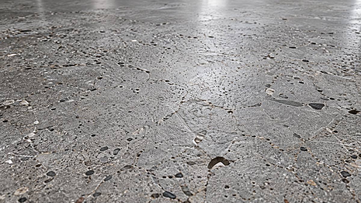 Prepared concrete surface